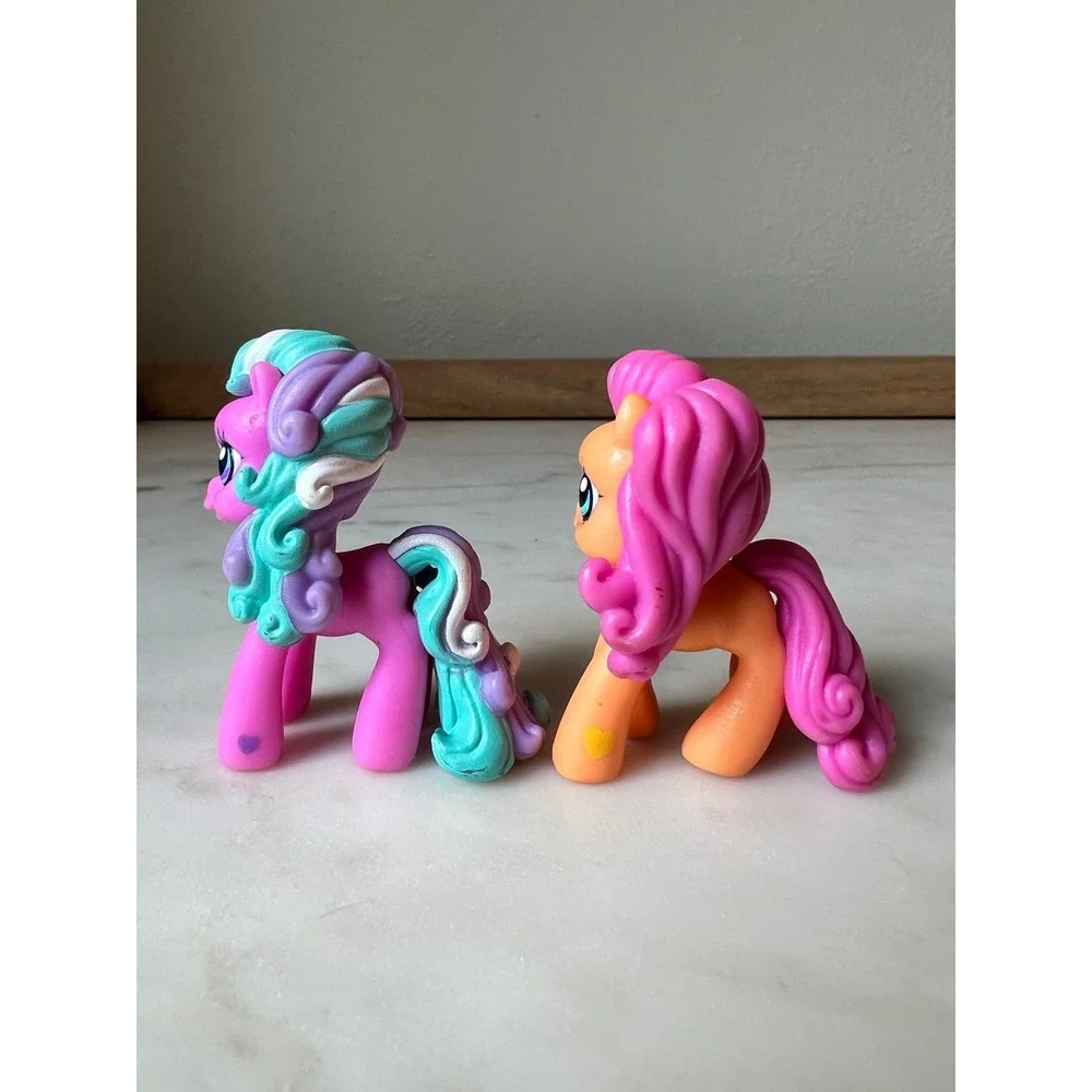 My Little Pony G3 Ponyville Mini Figures Lot of 6 MLP Toys